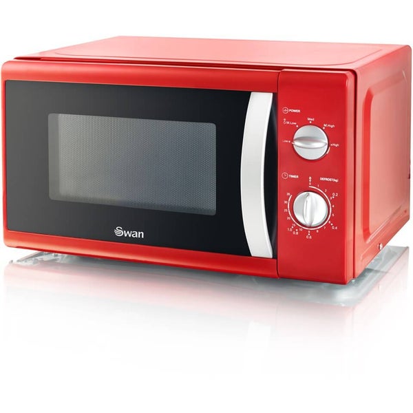 Swan SM40010RedN Solo Microwave - Red - 800W