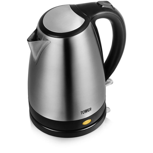 Tower T10002B 1.7L Brushed Kettle - Silver