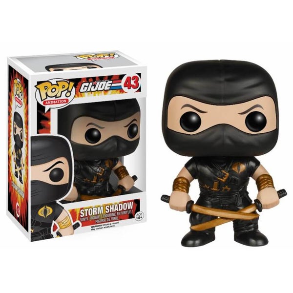 G.I. Joe Storm Shadow Ltd Edition Black Costume Pop! Vinyl Figure