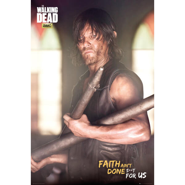 The Walking Dead Daryl Faith Portrait - 24 x 36 Inches Maxi Poster