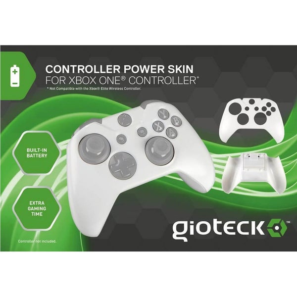 Gioteck Xbox One Controller Power Skin - White