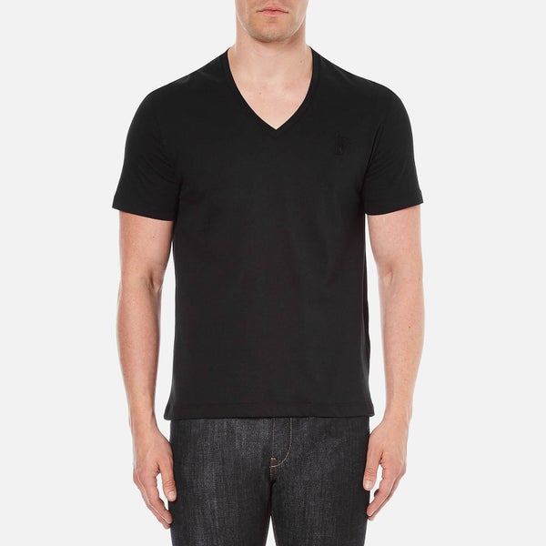 Versace Collection Men's V-Neck T-Shirt - Black