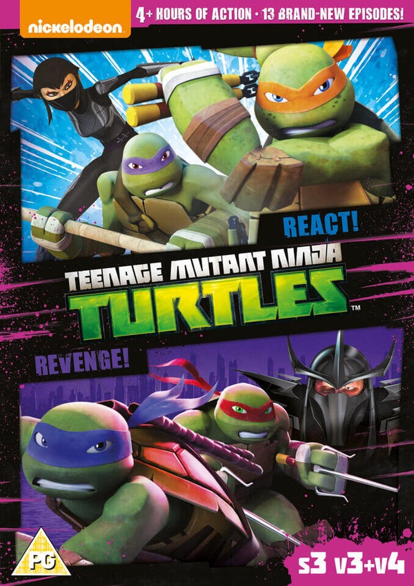 Teenage Mutant Ninja Turtles – React & Revenge! (S3, V3 & V4)