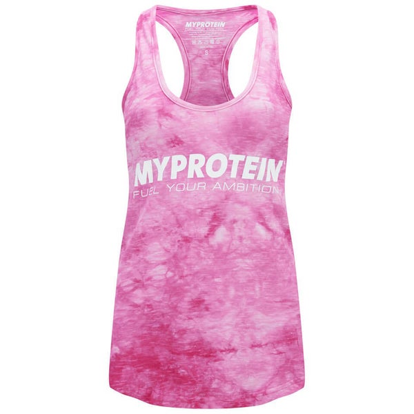Myprotein Women's Tie Dye Stringer Vest - Pink (USA)
