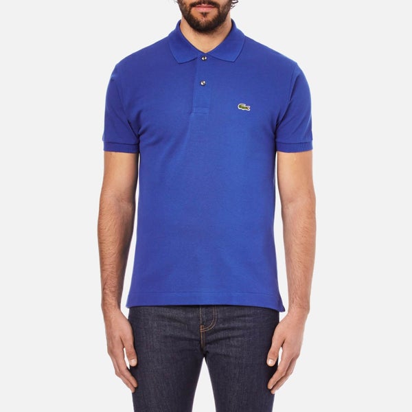 Lacoste Men's Short Sleeve Pique Polo Shirt - Delta Blue