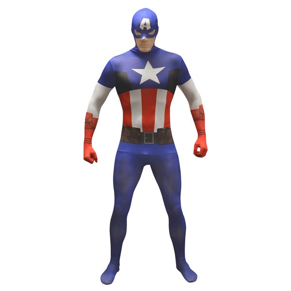 Morphsuit Basic Marvel Captain America - Volwassene