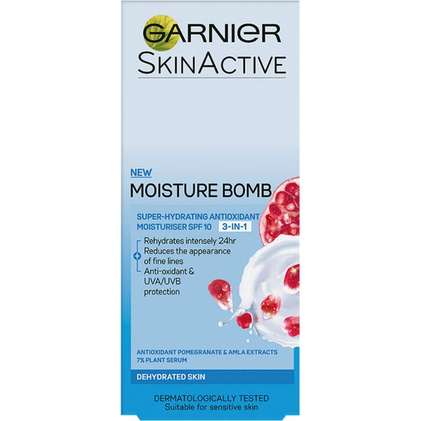 Garnier Moisture Bomb Super-Hydrating 3-in-1 Moisturiser SPF10 (50 ml)