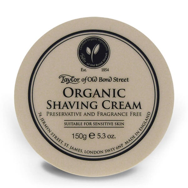 Taylor of Old Bond Street Shaving Cream Bowl krem do golenia w miseczce (150 g) – Organic
