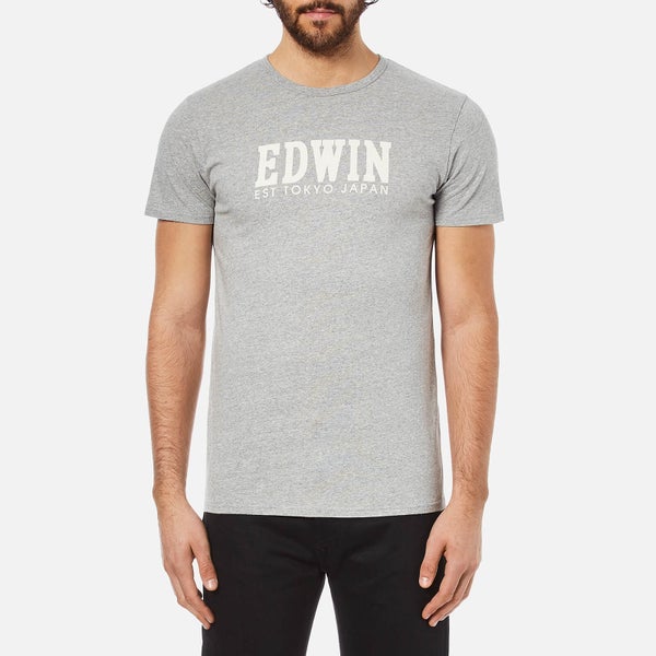 Edwin Men's Logo Type 2 T-Shirt - Grey Marl