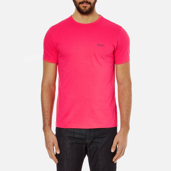 BOSS Green Men's Small Logo T-Shirt - Pink
