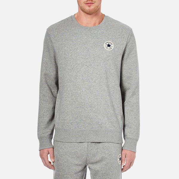 Converse Men's Crew Neck Sweatshirt - Vintage Grey Heather