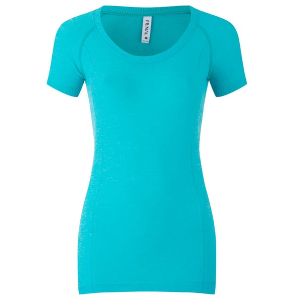 Primal Airespan Women's Knitted T-Shirt - Blue