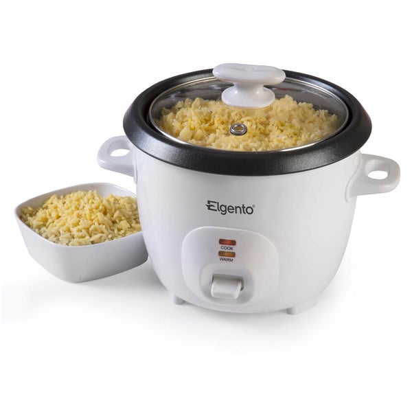 Elgento E19013 Rice Cooker - White - 1.5L