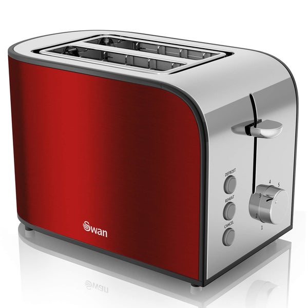 Swan ST17020RedN 2 Slice Toaster - Red