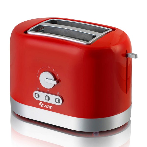 Swan ST10020RedN 2 Slice Toaster - Red