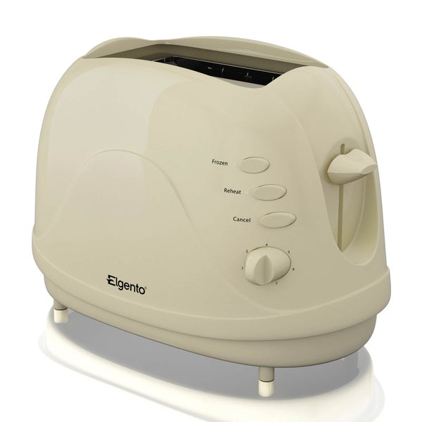 Elgento E20012C 2 Slice Toaster - Cream