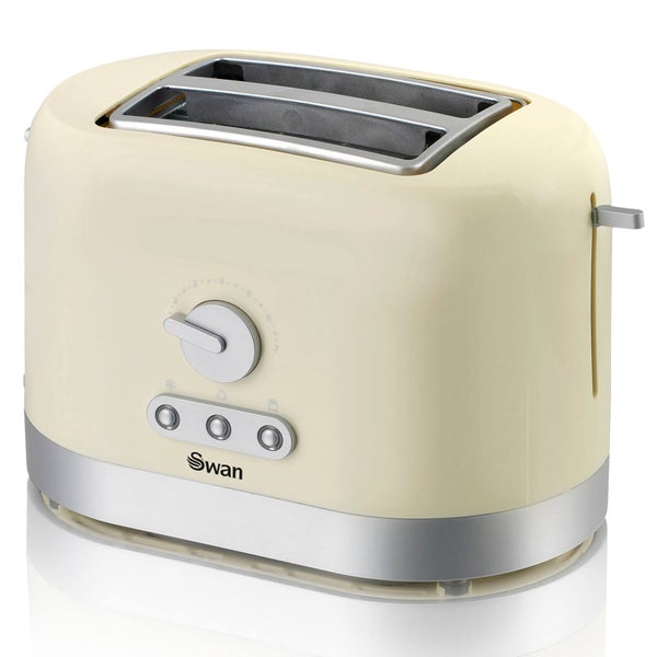 Swan ST10020CREN 2 Slice Toaster - Cream