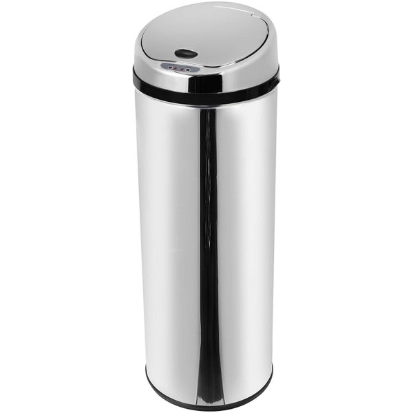 Morphy Richards 971524/MO Round Sensor Bin - Stainless Steel - 50L