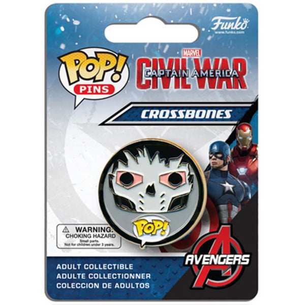 Captain America: Civil War Crossbones Pop! Pin Badge