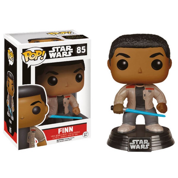 Star Wars The Force Awakens Finn with Lightsaber Pop! Vinyl Bobble Head