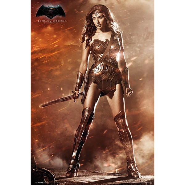 DC Comics Batman v Superman Dawn of Justice Wonder Woman - 24 x 36 Inches Maxi Poster