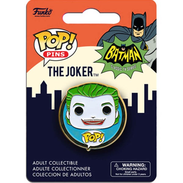 DC Comics Batman Classic 1966 The Joker Funko Pop! Pin