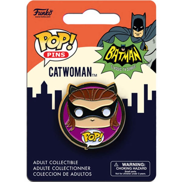 DC Comics Batman Classic 1966 Catwoman Funko Pop! Pin