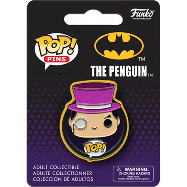 DC Comics Batman The Penguin Pop! Pin Badge