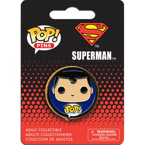 DC Comics Superman Pop! Pin Badge