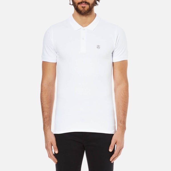 Selected Homme Men's Daro Short Sleeve Cotton Pique Polo Shirt - Bright White