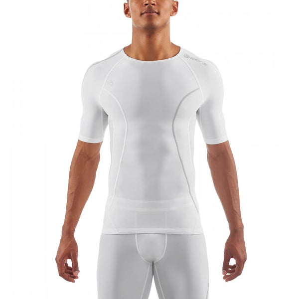 Skins DNAmic Men's Short Sleeve Top - White