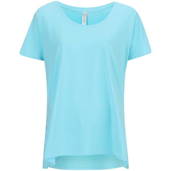Under Armour Women's Studio Oversized Short Sleeve T-Shirt - Blue