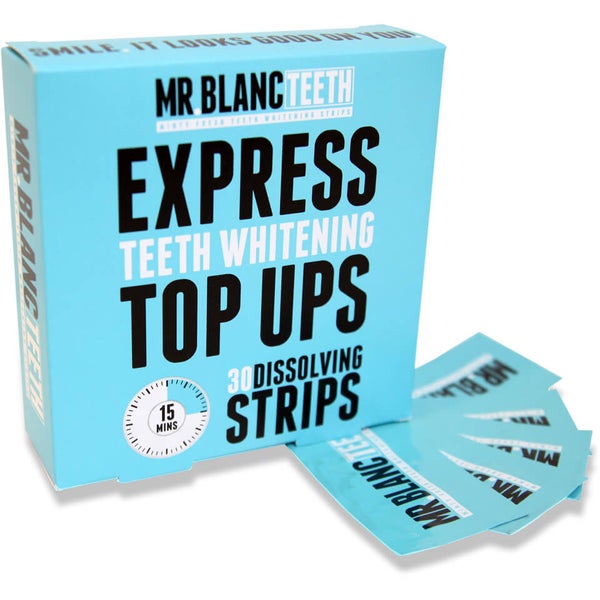 Mr Blanc Express Teeth Whitening Strips 30 ταινίες