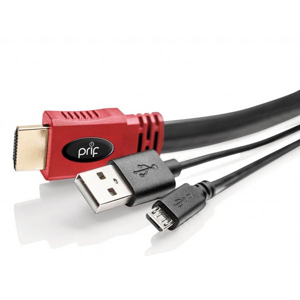 Prif Cable Pack Includes HDMI and Play & Charge
