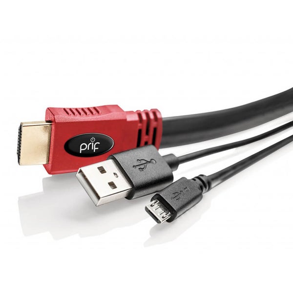 Prif Cable Pack Includes HDMI and Play & Charge