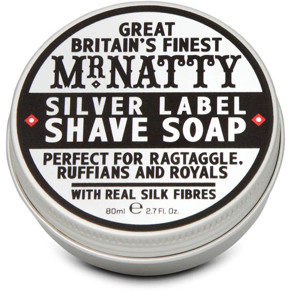 Jabón de Afeitar Silver Label de Mr Natty 80 ml