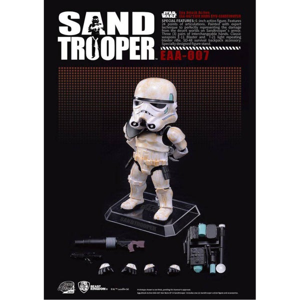 Beast Kingdom Star Wars: Episode IV Egg Attack Sandtrooper 15cm Action Figure