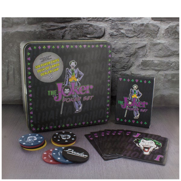 DC Comics The Joker Poker Set