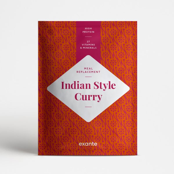 Meal Replacement Indian Style Curry with Rice
