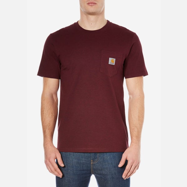 Carhartt Men's Short Sleeve Pocket T-Shirt - Chianti Heather