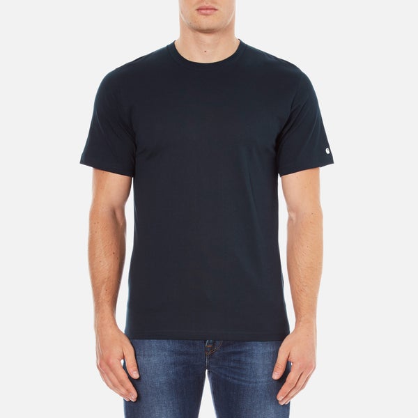 Carhartt Men's Short Sleeve Base T-Shirt - Navy/White