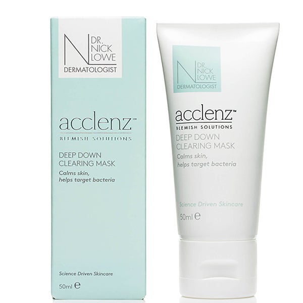 Dr. Nick Lowe acclenz Deep Down Clearing Mask 50ml