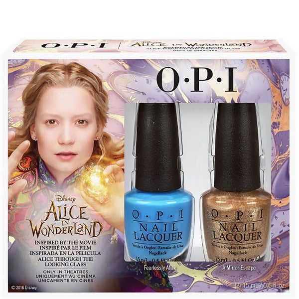 OPI Alice In Wonderland Nail Varnish Collection -  Alice Duo Pack 2 x 15ml