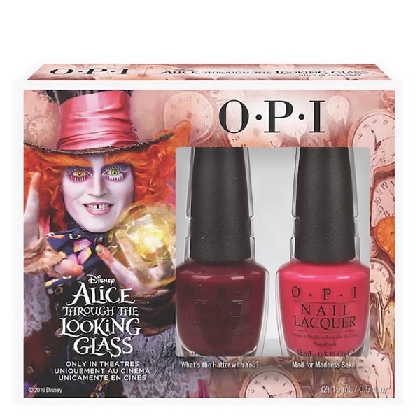 OPI Alice In Wonderland Nail Varnish Collection - Mad Hatter Duo Pack 2 x 15ml