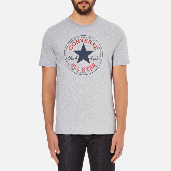 Converse Men's All Star Core Chuck Patch T-Shirt - Vintage Grey Heather