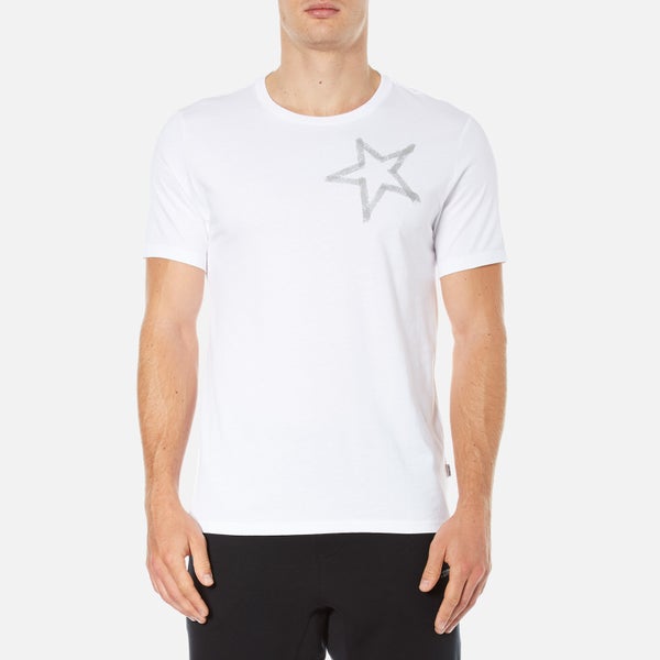 Converse Men's All Star Shield Reflective Tape Star CP T-Shirt - White