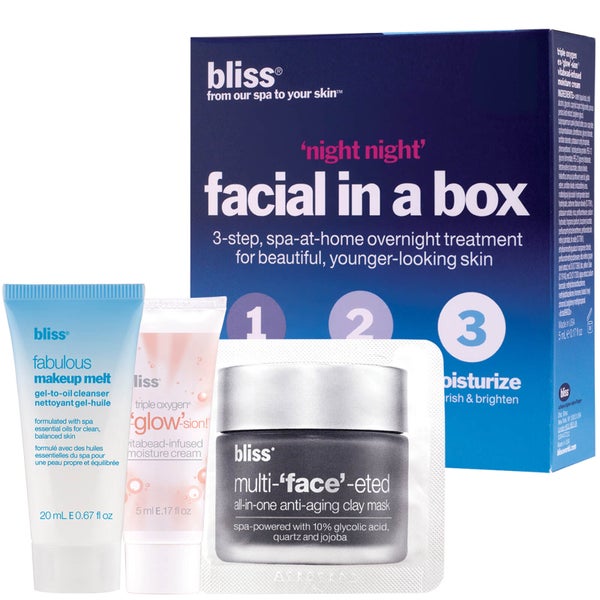 bliss Night Night Facial in a Box Set
