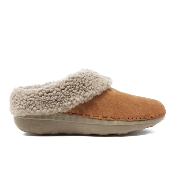FitFlop Women's Loaff Suede Snug Slippers - Chestnut