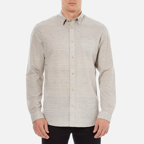 Selected Homme Men's Wowade Long Sleeve Shirt - Flint Grey
