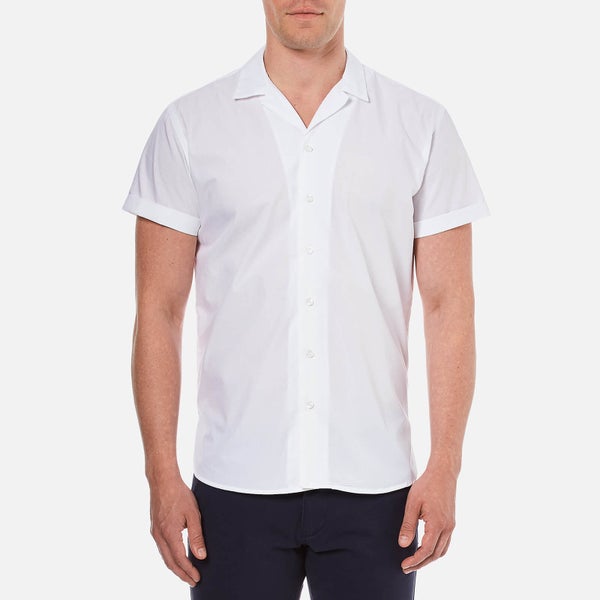 Selected Homme Men's Short Sleeve Shirt - Bright White